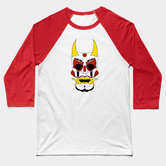 Kabuki Mask Baseball T-Shirt by KAWSTIK